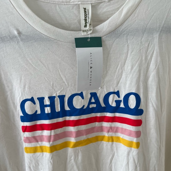 NWT Alice & Wonder Chicago Retro Tshirt - XL - Picture 2 of 2